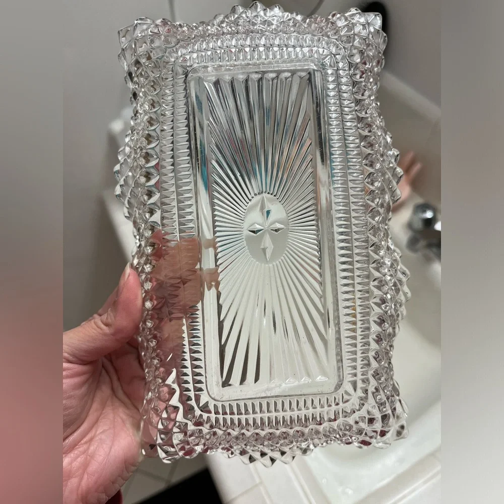 Elegant Clear Glass Trays